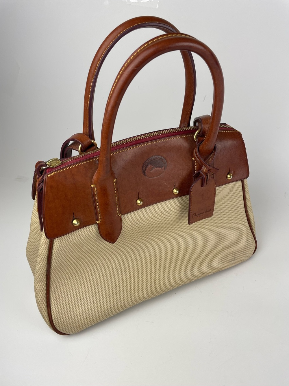 Vintage Dooney & Bourke Panama Wilson Satchel Bag